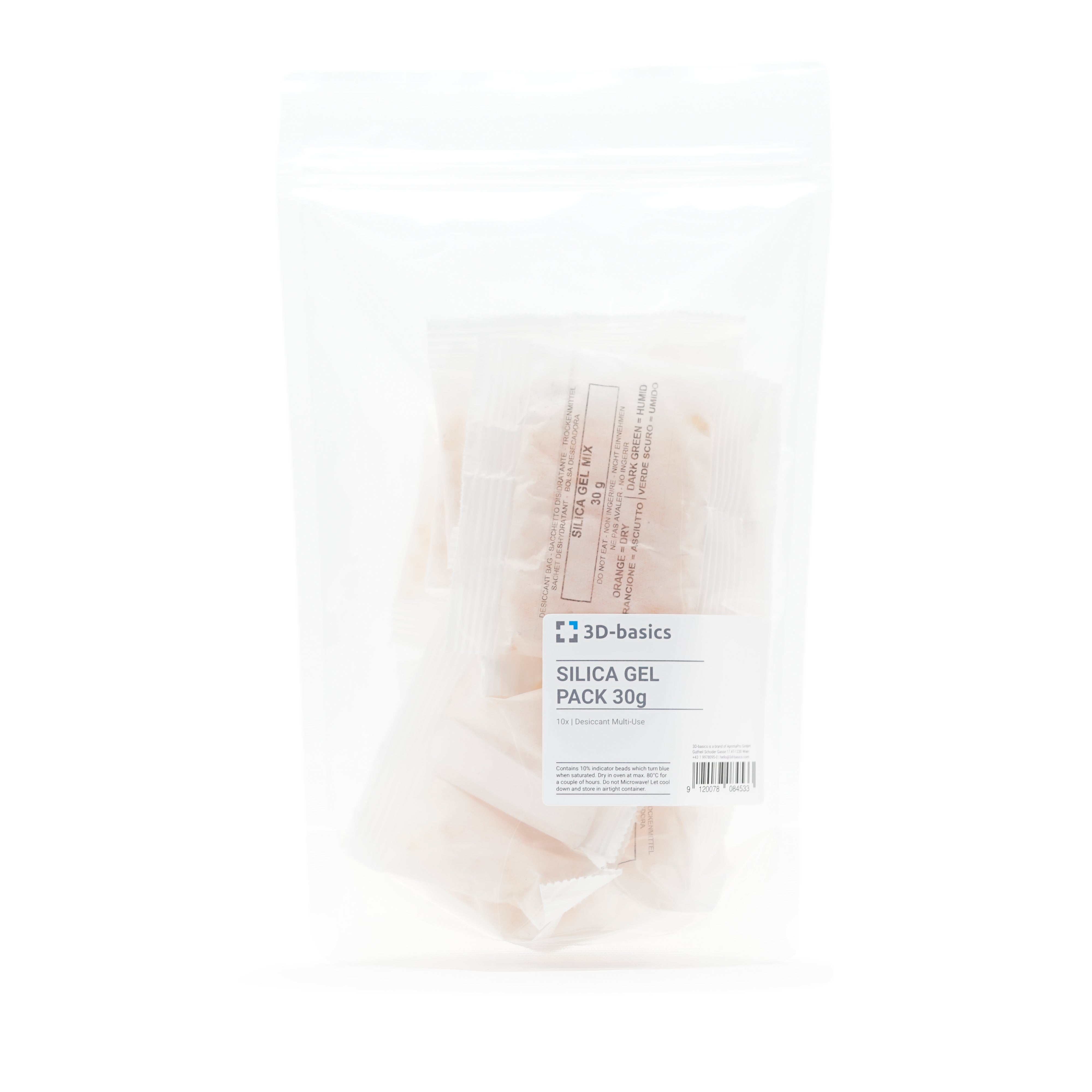 Silica Gel Pack - Multi Use | 10 x 30g | 10 x 30g | 343112